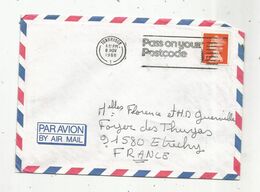 Lettre , GRANDE BRETAGNE , 1988 ,TONBRIDGE 1  , Flamme : PASS ON YOUR POSTCODE , 12 P, 2 Scans - Cartas & Documentos