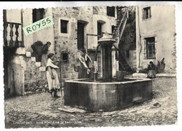 Friuli Venezia Giulia-udine-chiusaforte Veduta Donne Alla Fontana Di Raccolna Che Prendono L'acqua Anni 50 - Altri & Non Classificati