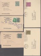 1953. CANADA. Georg VI. 5 DIFFERENT Cards And Wrappers. () - JF365217 - 1903-1954 Kings