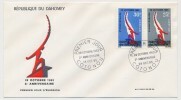 DAHOMEY => Enveloppe FDC => 2eme Anniversaire (28 Octobre)  - Cotonou - 28 Oct 1965 - Bénin – Dahomey (1960-...)