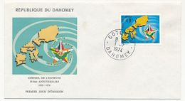 DAHOMEY => FDC => 15eme Anniversaire Du Conseil De L'Entente - 1974 - Benin - Dahomey (1960-...)