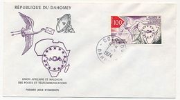 DAHOMEY => FDC => Union Africaine Et Malgache Des Postes Et Télécommunications - 1974 - Benin – Dahomey (1960-...)