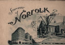 !  USA,  Souvenir Of Norfolk, Virgiania, 16 Pictures, 18,5 X 13,7 Cm - Norfolk