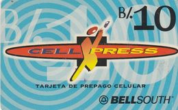 Panama, PAN-BS-02, CellXPress Logo De B/ 10, 2 Scans. - Panama