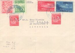 CUBA - AIRMAIL 1951 - FULDA/ALLEMANIA  /ak851 - Poste Aérienne