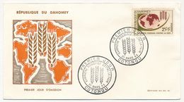 DAHOMEY => FDC => Campagne Mondiale Contre La Faim - Cotonou - 1963 - Bénin – Dahomey (1960-...)