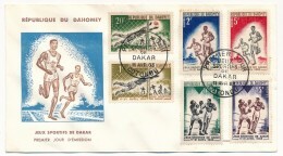 DAHOMEY => 1 FDC => Jeux Sportifs De Dakar - 1965 - Bénin – Dahomey (1960-...)