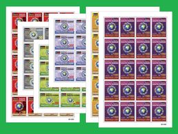 SOUTH SUDAN 2020 - SET OF FULL SHEETS - JOINT ISSUE - COVID-19 PANDEMIC PANDEMIE CORONA CORONAVIRUS - EXTREMLY RARE MNH - Sudán Del Sur