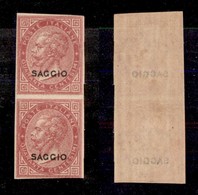 REGNO - 1863 - De La Rue - 40 Cent (L20) - Coppia Non Dentellata - Gomma Integra (780+) - Sonstige & Ohne Zuordnung