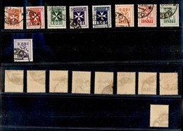 COLONIE - EGEO - EMISSIONI GENERALI - 1934 - Rodi Segnatasse (1/9) - Serie Completa Usata (200) - Sonstige & Ohne Zuordnung