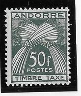 Andorre Taxe N°40 - Neuf ** Sans Charnière - TB - Ungebraucht