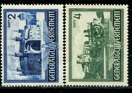 CE0088 Poland 1941 Krakow Castle Building 2V MNH - Otros & Sin Clasificación