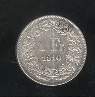 1 Franc Suisse / Switzerland 1910 TTB - Autres & Non Classés
