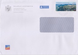 Liechtenstein Postmark - Envelope Philatelie Liechtenschtein With Mi 1668 Switzerland - Liechtenstein Customs Treaty - Maschinenstempel (EMA)