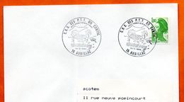 15 AURILLAC   C.O.S. DES P.T.T. DU CANTAL   1985 Lettre Entière N° ST 809 - Commemorative Postmarks