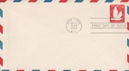 USA ETATS UNIS ENTIER LETTRE FDC FIPEX 6 CTS 1956 - 1941-60