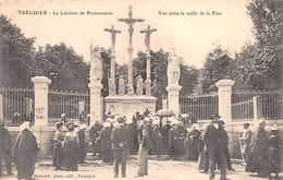 ¤¤    -  TREBEURDEN    -   Le Calvaire De Protestation - Vue Prise La Veille De La Fête  - Carte Décollée   -  ¤¤ - Trébeurden