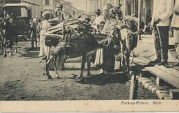 Haiti Port Au Prince  Donkey Carrying Wood . Ane Transport De Bois. - Haïti