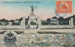 Port Au Prince Monument Dessalines Edit Pharmacie Centrale Envoi Chateau De Soucelles 49 - Haiti