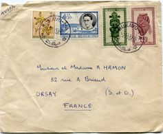 CONGO BELGE LETTRE PAR AVION DEPART BUKAVU 2-11-57 POUR LA FRANCE - Lettres & Documents