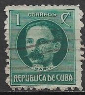 Cuba 1917. Scott #264 (U) José Marti - Oblitérés