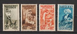 Saar MiNr. 104-107 *  (sab25) - Unused Stamps