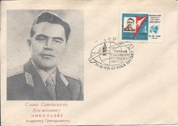 Letter FI000104 - Soviet Union (USSR SSSR Russia) Space Program 1963 - Andere & Zonder Classificatie