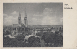 Autriche - Wien - Votivkirche - Postmarked Poste Aux Armées 1949 - Au Château Du Pré D'Auge La Boissière 14 - Chiese