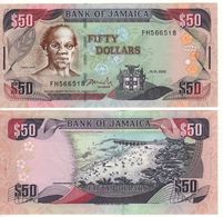 JAMAICA  50 Dollars  P79c   Dated 15.1.2002 - Jamaique