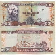 JAMAICA  500 Dollars  P85h  Dated 15.01.2011  ( Nanny Of The Maroons - Port Royal )   UNC - Jamaica