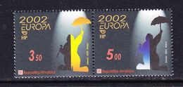 Europa Cept 2002 Croatia 2v ** Mnh (49312F) Promotion - 2002