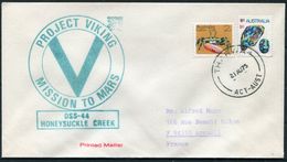 1975 Australia Project VIKING Mars Space Rocket Cover. Honeysuckle Creek, Tharwa ACT - Océanie