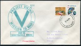 1975 Australia Project VIKING Mars Space Rocket Cover. Honeysuckle Creek, Tharwa ACT - Oceania