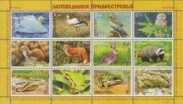 Transnistria 2013, Animals - Fauna Of Yagorlyk Nature Reserve, MNH Sheetlet - Europe (Other)