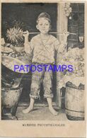 139553 GERMANY ART COSTUMES SMALL FRUIT DEALER YEAR 1904 CIRCULATED TO ARGENTINA POSTAL POSTCARD - Other & Unclassified