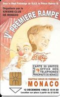 CARTE-PUBLIC-MONACO-50U-MF26-GemA-5e RAMPE Du CIRQUE-Série A-Utilisé-TBE- - Mónaco