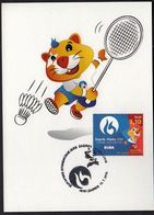 Croatia Zagreb 2016 / Badminton / European Universities Games / Mascot HRKI / MC / Sport - Badminton