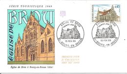 Eglise De Brou Bourg En Bresse1er Jour - 1980-1989