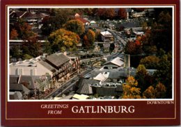 Tennessee Gatlinburg Panoramic View Of Downtown - Smokey Mountains