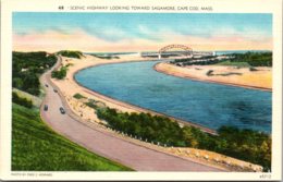 Massachusetts Cape Cod Scenic Highway Looking Toward Sagamore - Cape Cod