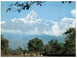 (H 5) Nepal (posted To Australia) - Macchapuchhare Peak - Népal