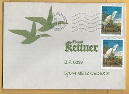 Variéte Sur Le Timbre 2929 De 1995 Aigrette Neigeuse - Storia Postale