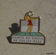 Pin's COMITÉ DU RHÔNE DE  VOLLEY-BALL - Volleyball