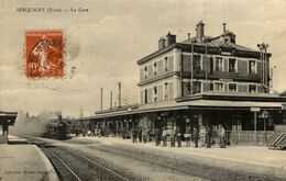 27-SERQUIGNY- LA GARE - Serquigny