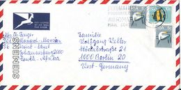 South Africa RSA Air Mail Cover Sent To Germany Johannesburg 3-1-1977 - Aéreo