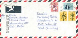 South Africa RSA Air Mail Cover Sent To Germany Johannesburg 7-8-1976 - Aéreo