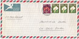 South Africa RSA Air Mail Cover Sent To Switzerland 10-1-1976 Topic Stamps - Luftpost