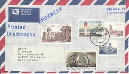 South Africa RSA Air Mail Cover Sent To Germany 9-8-1988 (NB: A Collector Has Pasted Some Of His Dublets Stamps On The C - Luftpost