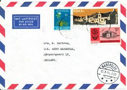 South Africa RSA Air Mail Cover Sent To Denmark 19-8-1974 - Aéreo