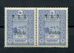 !!! CILICIE, PAIRE DU N°69 VARIETE CILFCFE SUR UN TIMBRE NEUVE ** - Unused Stamps